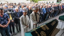 Trabzonspor Başkanı Ertuğrul Doğan'ın dayısı son yolculuğuna uğurlandı