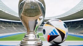 EURO 2024'ün resmi maç topunu tanıtıldı