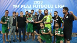 TFF Plaj Futbolu Ligi'nde şampiyon Ercişspor