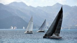 Uluslararası Marmaris Yarış Haftası'nda beşinci gün yarışları yapıldı