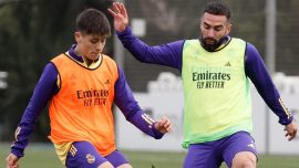 Arda Güler Real Madrid'in antrenmanında yer aldı