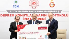 Galatasaray'dan deprem bölgesine 300 kalıcı konut