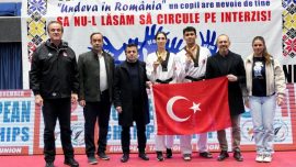 Milli sporculardan Romanya'da biri altın iki madalya