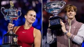 Avustralya Açık'ta Sabalenka ikinci, Sinner ilk zaferini yaşadı