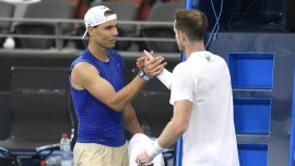 Rafael Nadal Uluslararası Brisbane'e veda etti