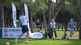 Antalya'da toplam 60 bin euro ödüllü golf turnuvası başladı
