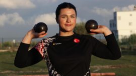 Büşra Hatun Ekinci'nin gözü gülle atmada uluslararası başarılarda