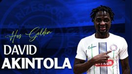 Çaykur Rizespor David Akintola'yı transfer etti