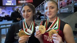 Milli halterciler Cansu ve Gamze Avrupa Şampiyonası'ndaki rekorlarını değerlendirdi